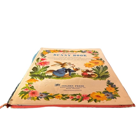 Walt Disneys Bunny Book x Golden Book Large Hardback 2nd Edition Authorized 1972 - Picture 8 of 11